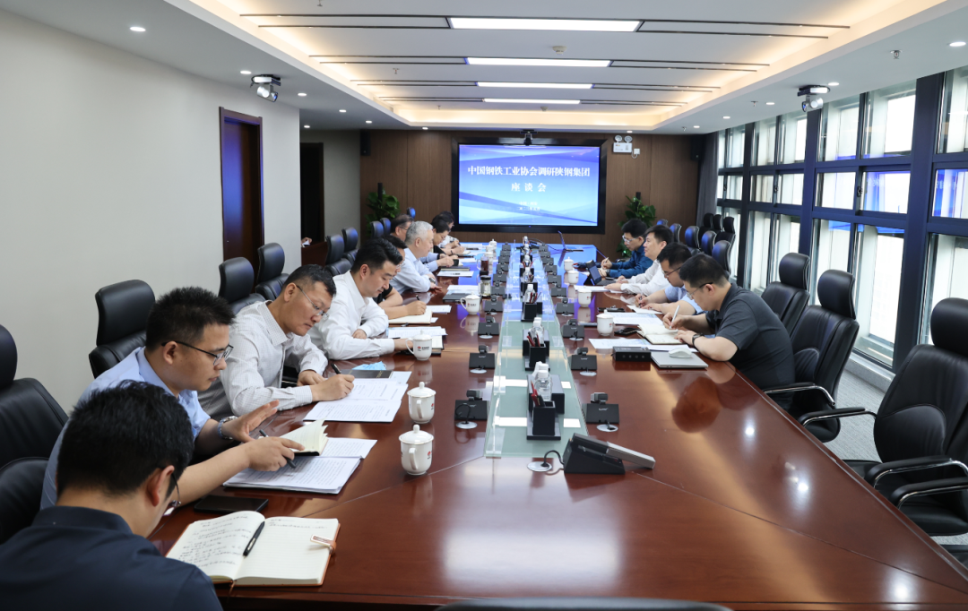 中國鋼鐵工業協會黨委副書記、副會長兼秘書長姜維來陜鋼集團座談交流